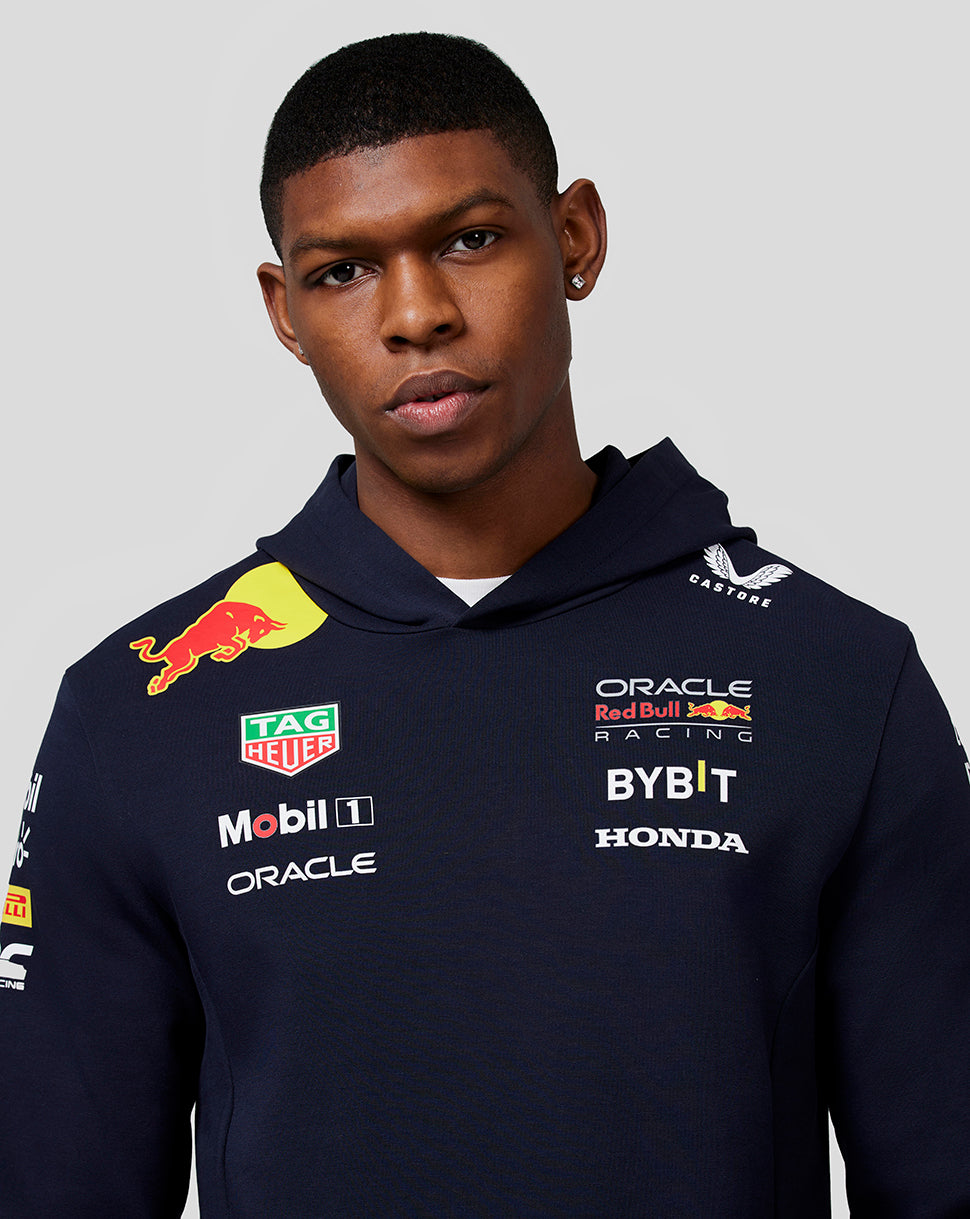 Sudadera con capucha Oracle Red Bull Racing Hombre Official Teamline Pullover – Cielo nocturno - Night Sky