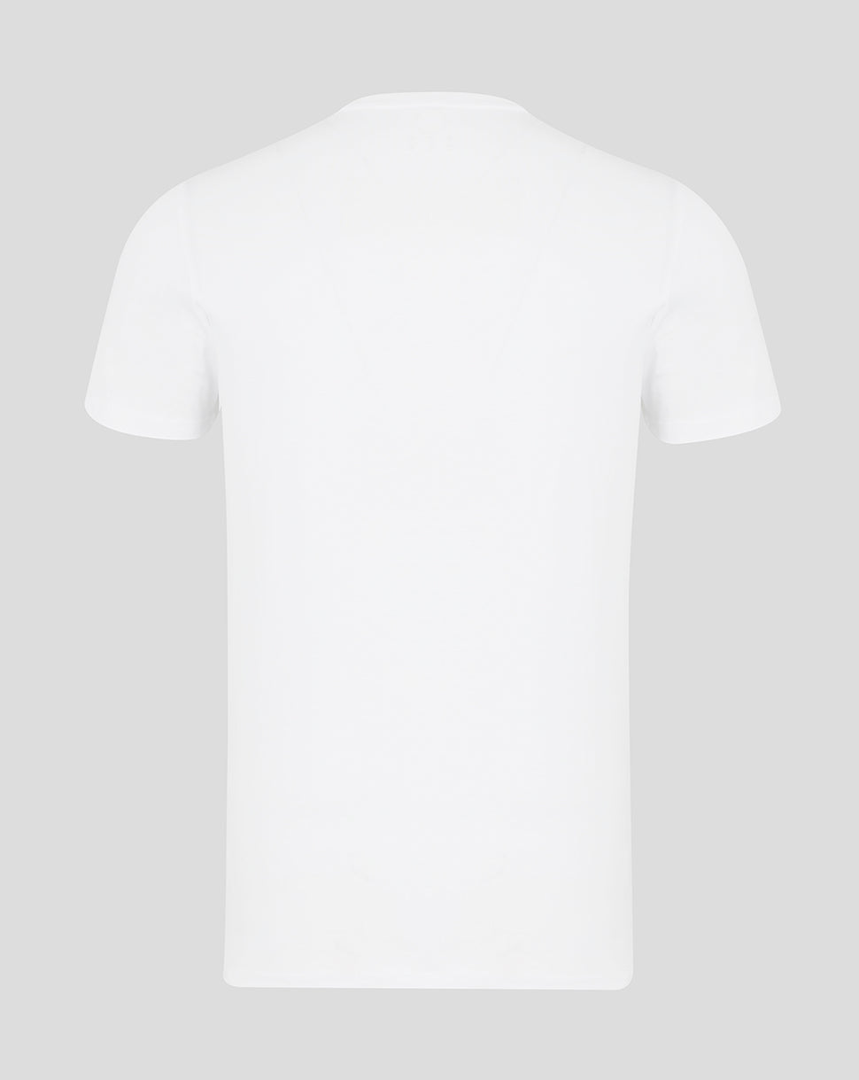 Scarlets Mens 23/24 Short Sleeve T-Shirt - White