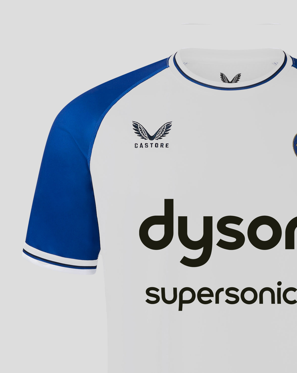 Bath Rugby Herren 24/25 Auswärts Trikot - Strahlend Weiss/Surf The Web
