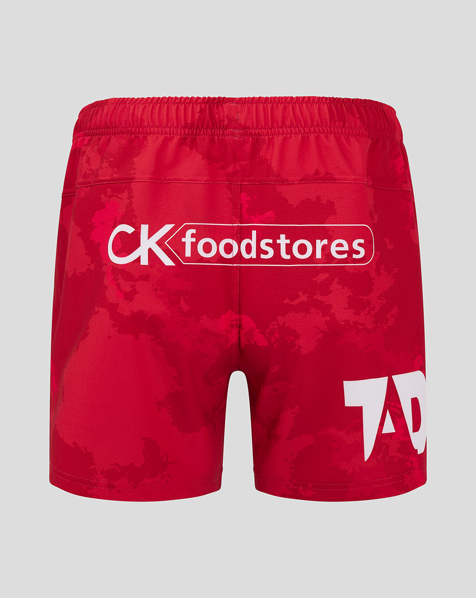 Scarlets Herren 24/25 Heim Pro Shorts - Scarlet/Scarlet Sage