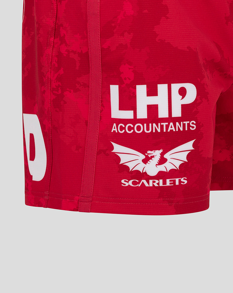 Scarlets Herren 24/25 Heim Pro Shorts - Scarlet/Scarlet Sage