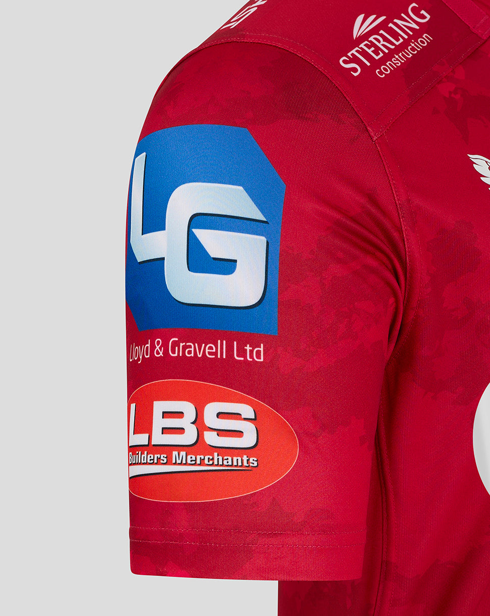 Scarlets Men's 24/25 Home Shirt - Scarlet/Scarlet Sage