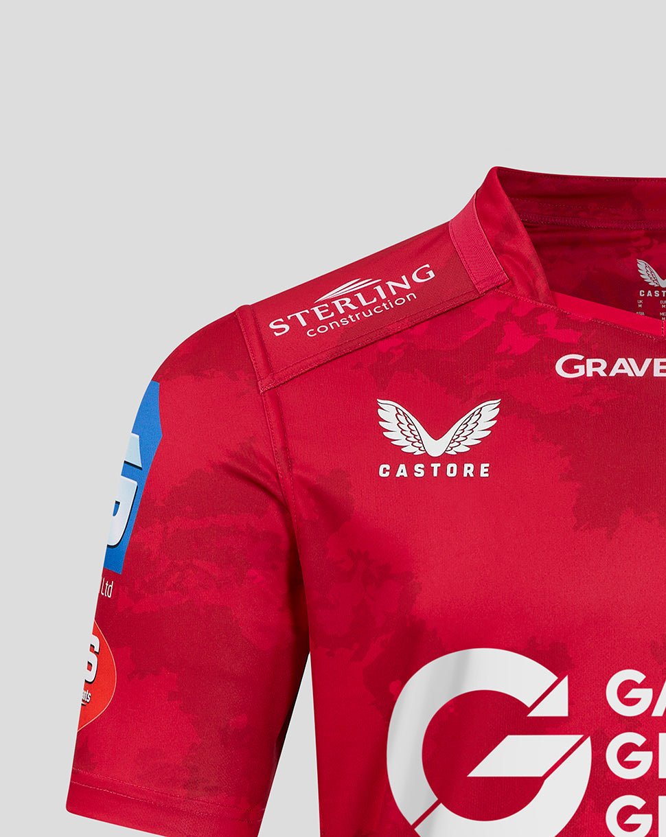 Scarlets Men's 24/25 Home Shirt - Scarlet/Scarlet Sage