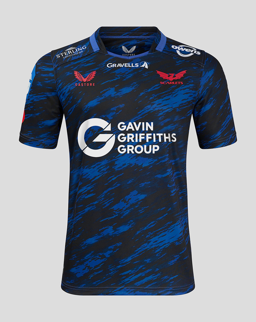 Scarlets Men's 24/25 Away Shirt - Scarlet/Scarlet Sage