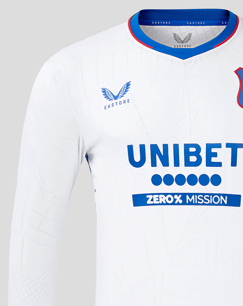 Camiseta visitante de manga larga Rangers 24/25 de hombre - Gris/Azul