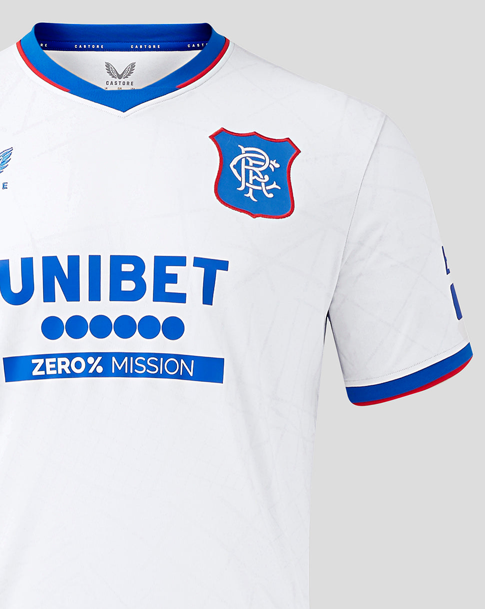 Rangers Heren 24/25 Uit Shirt - Grijs/Blauw