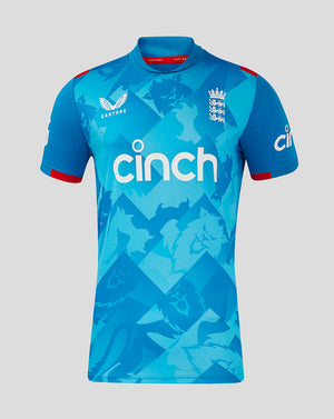 England Cricket Men's 24/25 Odi Short Sleeve Shirt