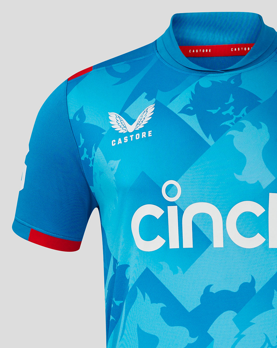 England Cricket Men's 24/25 Odi Short Sleeve Shirt