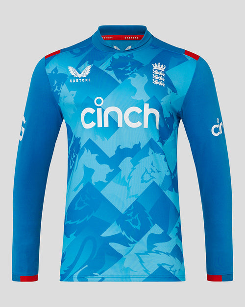 England Cricket Men's 24/25 Odi Long Sleeve Shirt