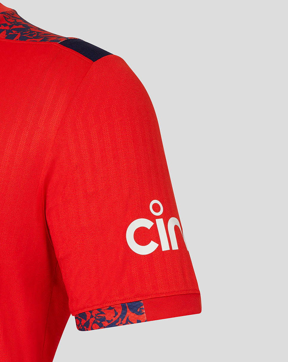 England Cricket Heren 24/25 Pro T20 Shirt - Rood