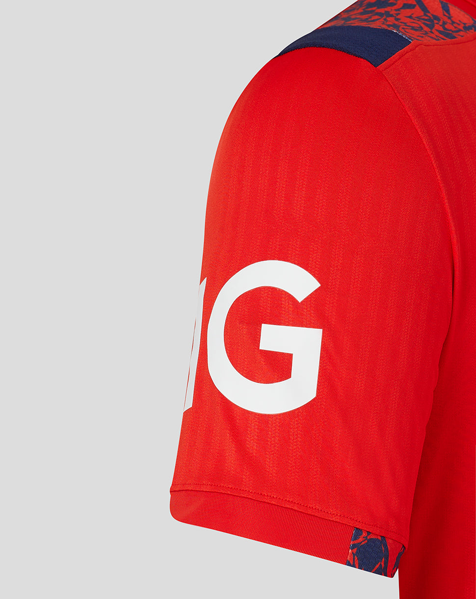 England Cricket Heren 24/25 Pro T20 Shirt - Rood