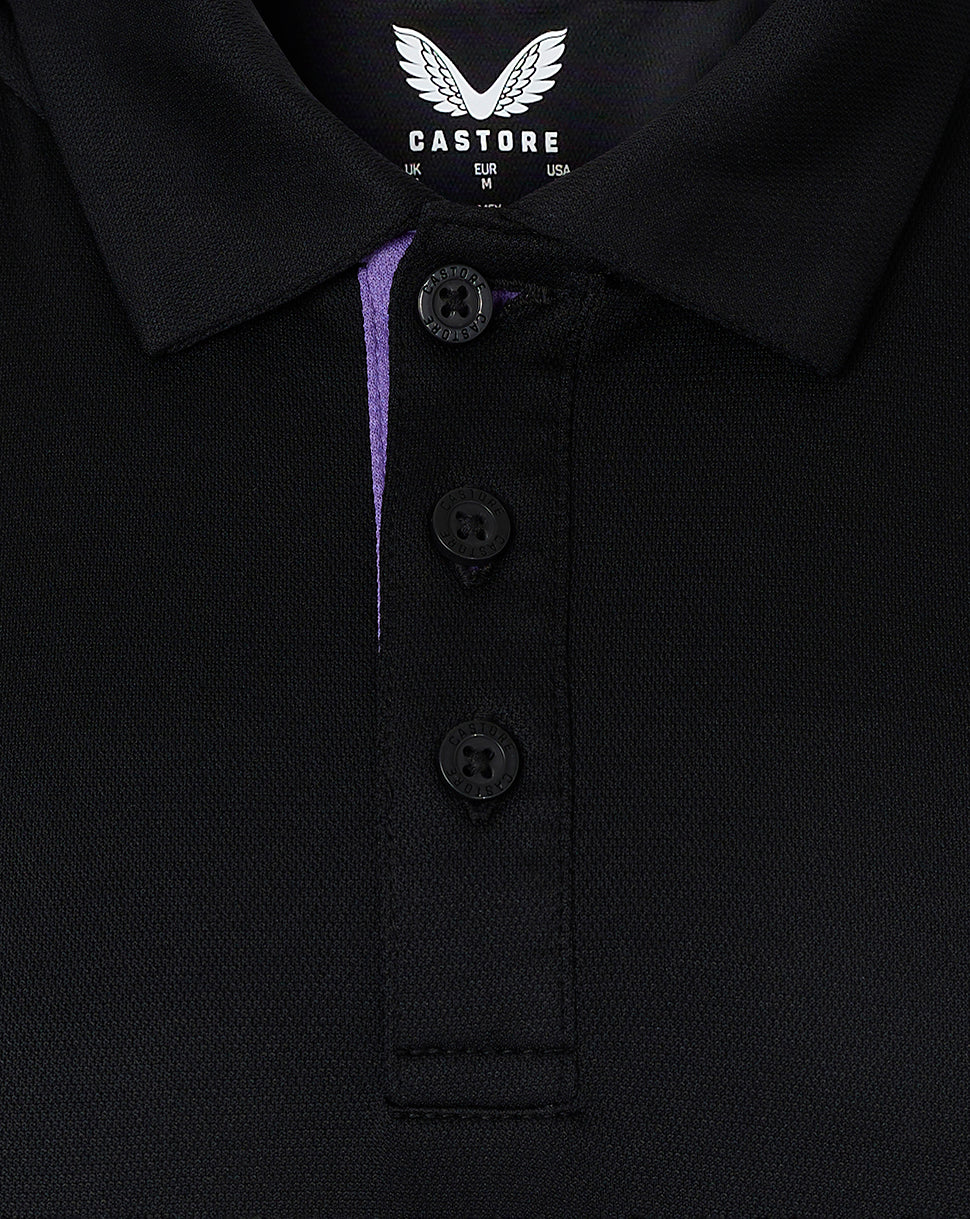 Polo England Cricket Hombre 24/25 Presentation - Negro/Morado