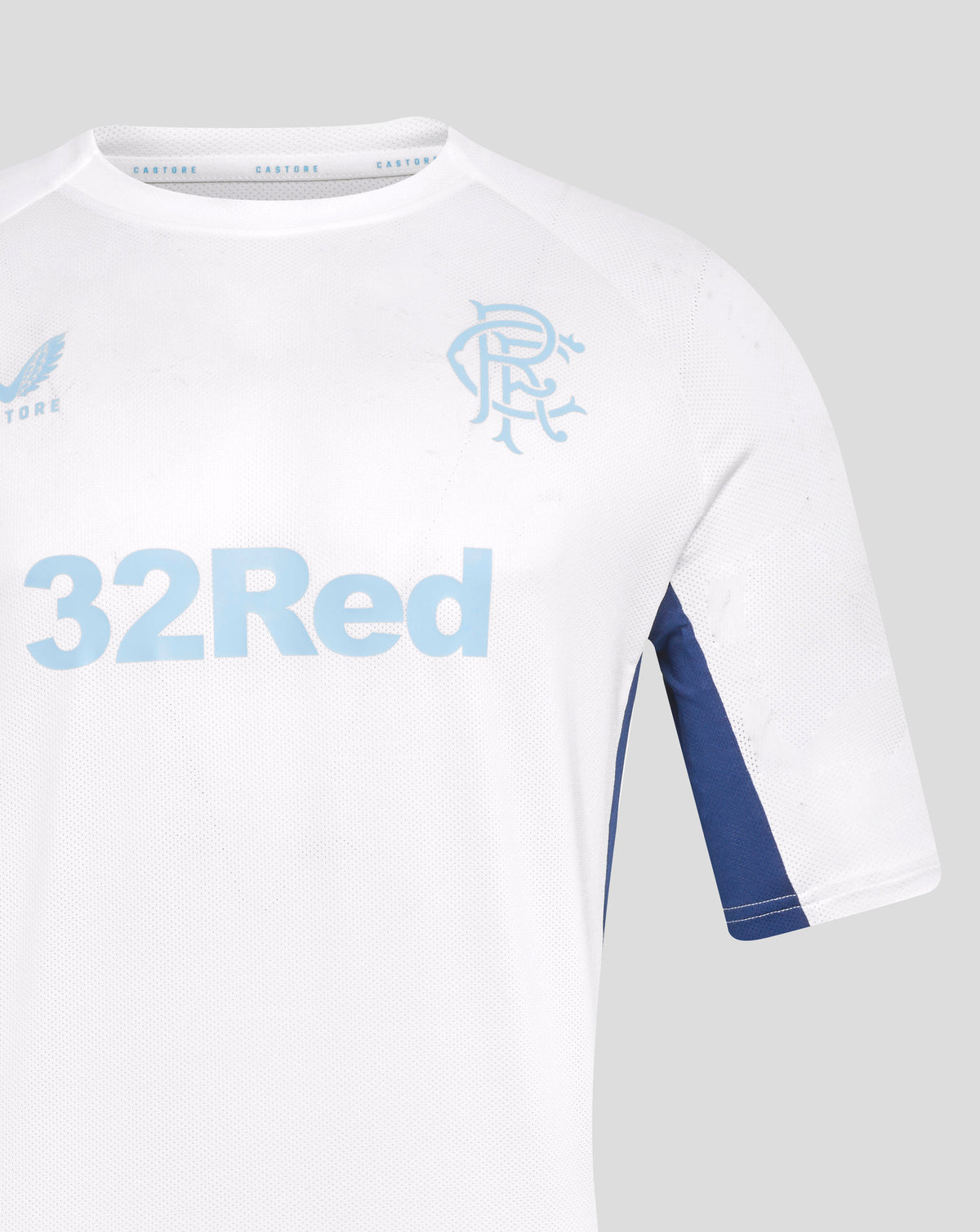 Camiseta de entrenamiento de manga corta Pro Players Rangers 24/25 de hombre - Blanco brillante/Blue Depths