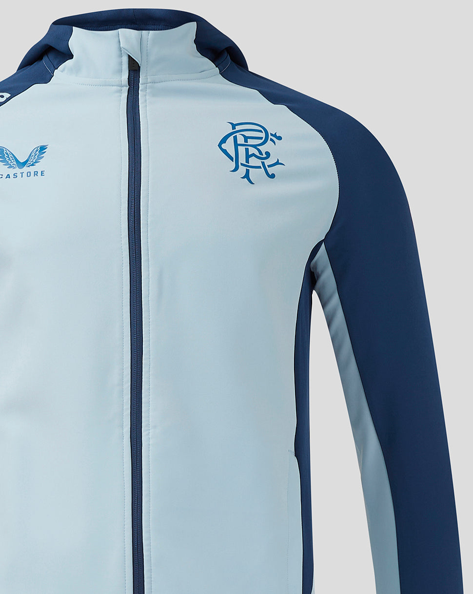Rangers Heren 24/25 Pro Players Presentation Met capuchon Jas - Lichtblauw