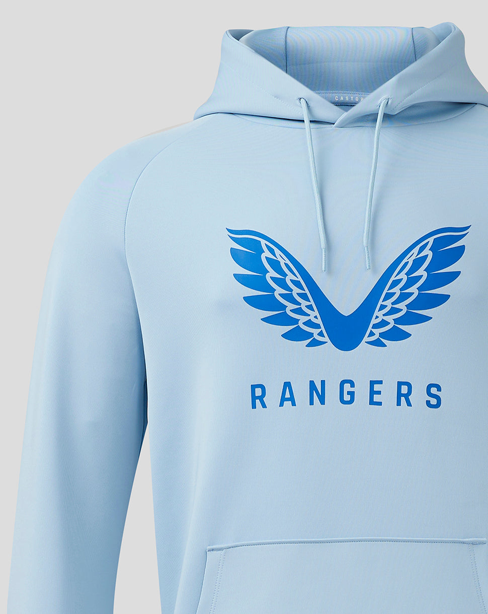 Rangers Women's 24/25 Pro Players Flex Logo Hoody - Light Blue