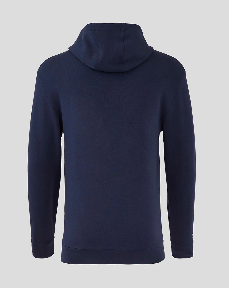 Rangers Herren 24/25 Mit Kapuze Travel Jacke - Marineblau