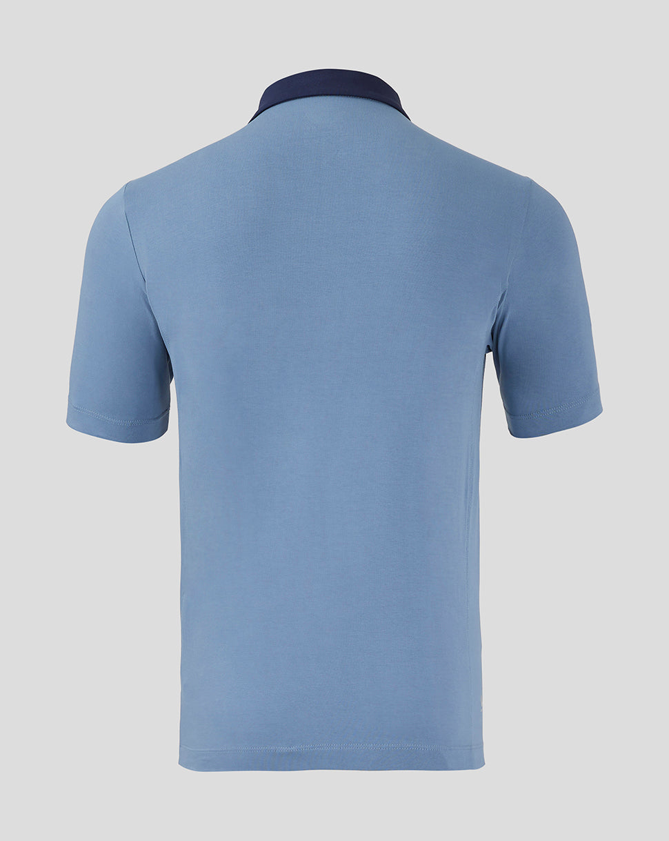 Rangers Heren 24/25 Travel Poloshirt - Blauw
