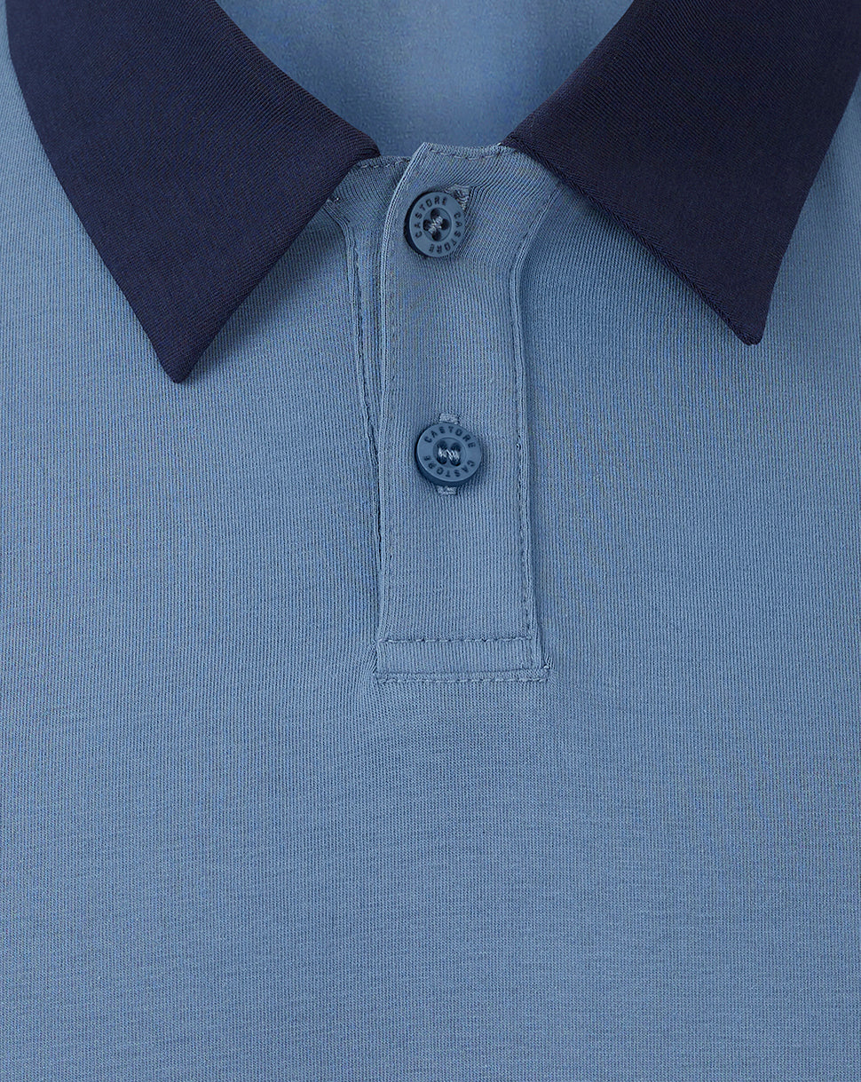Rangers Heren 24/25 Travel Poloshirt - Blauw