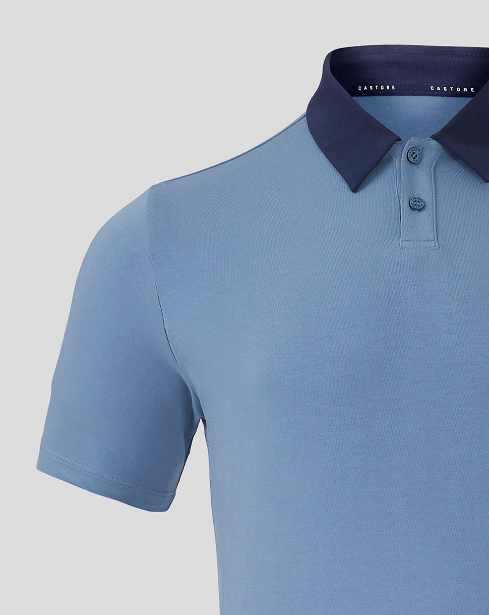 Rangers Heren 24/25 Travel Poloshirt - Blauw