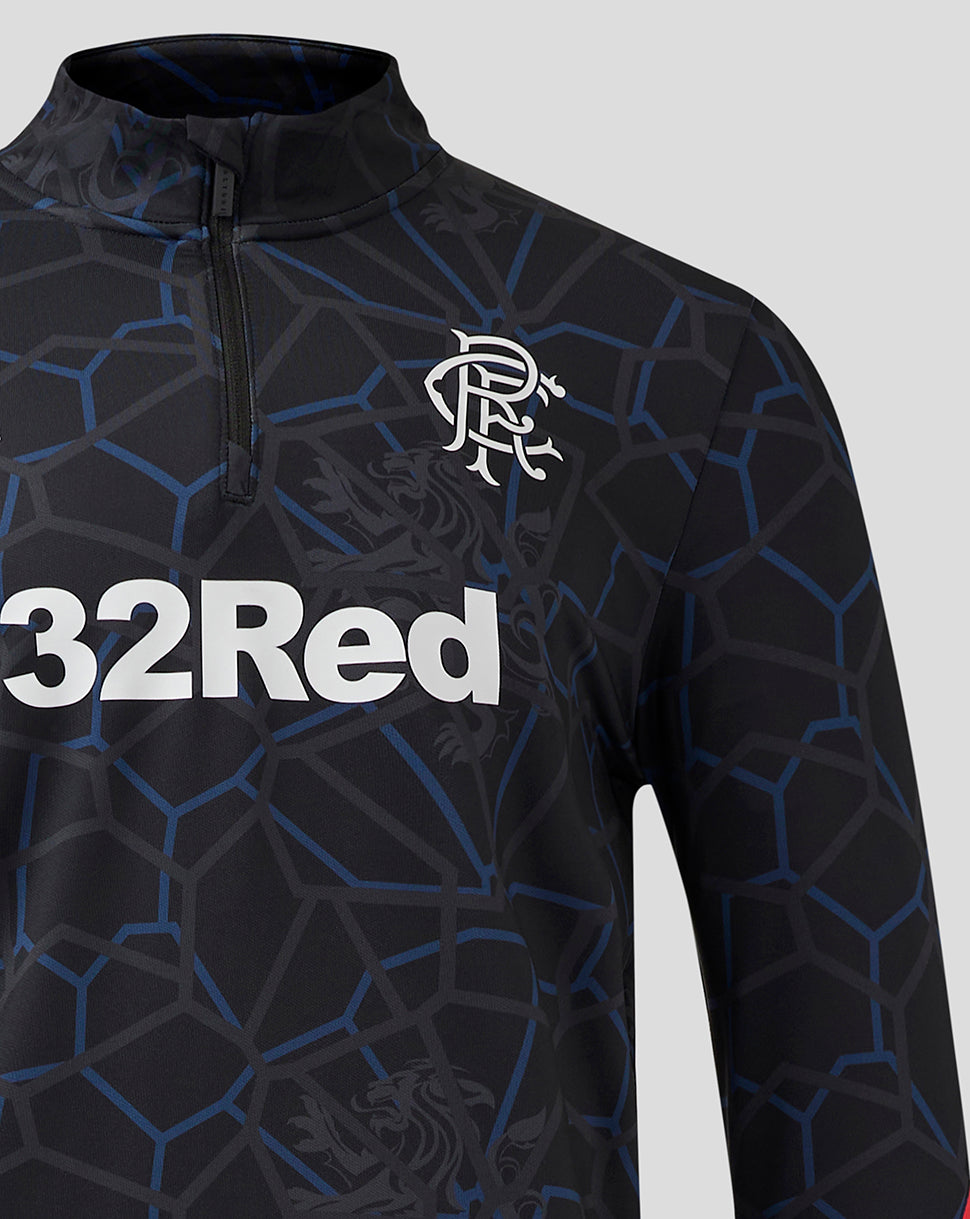 Rangers Men's 24/25 Third Matchday 1/4 Zip Midlayer