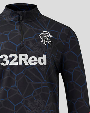 Rangers Men's 24/25 Third Matchday 1/4 Zip Midlayer