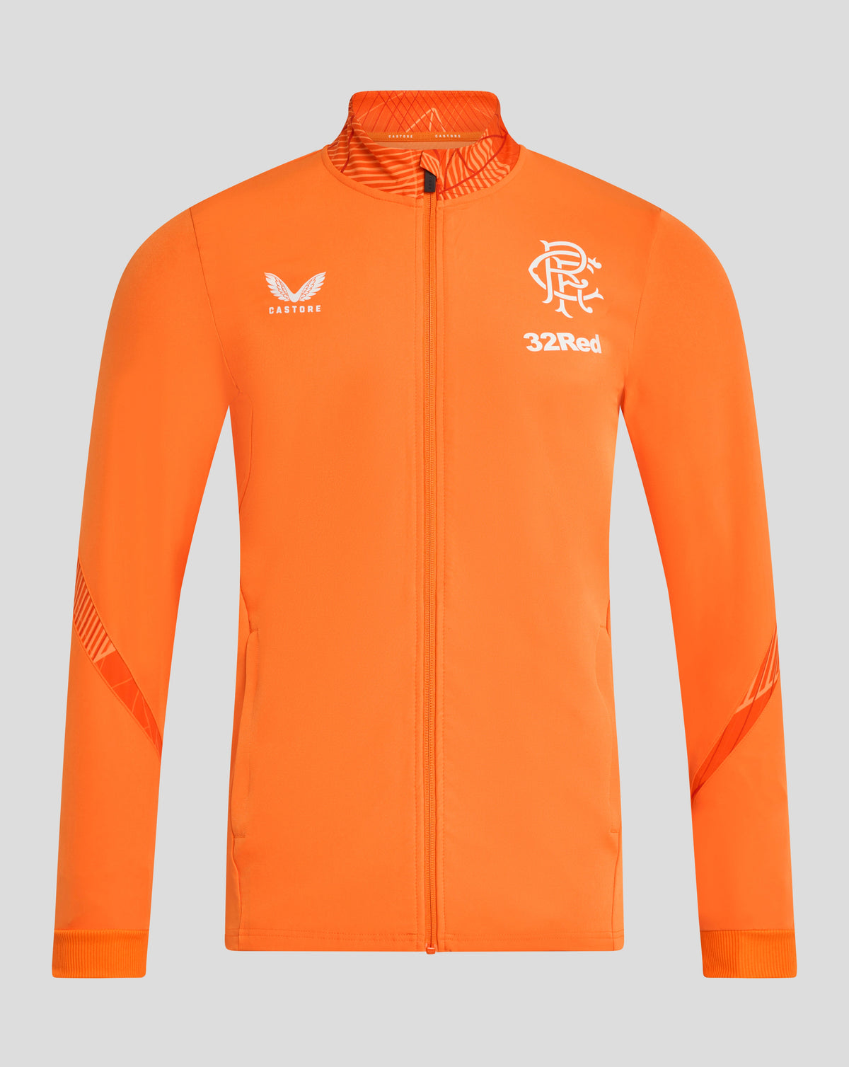 Rangers 24/25 Herren League Matchday Anthem Jacke - Leuchtendes Orange