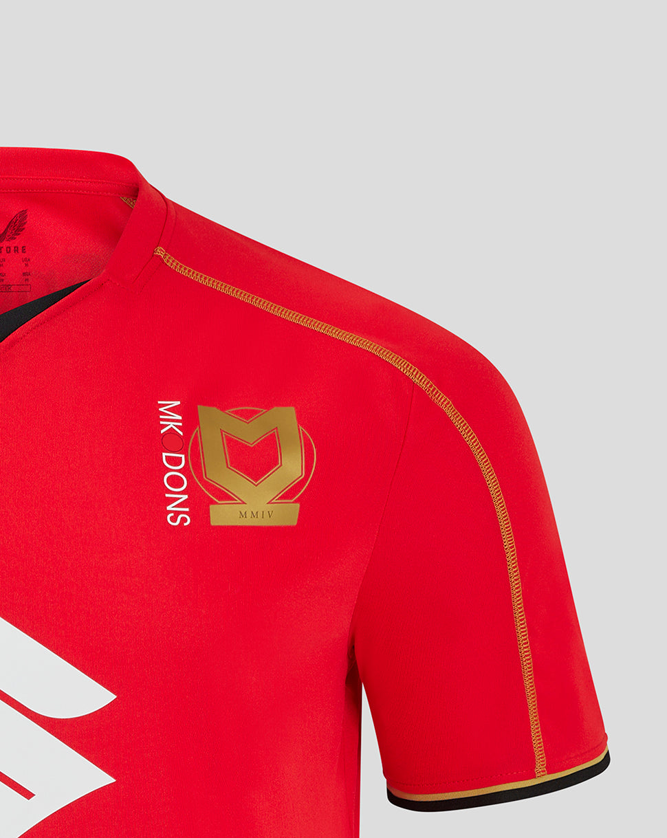 Mk Dons Herren 24/25 Auswärts Trikot - Rot