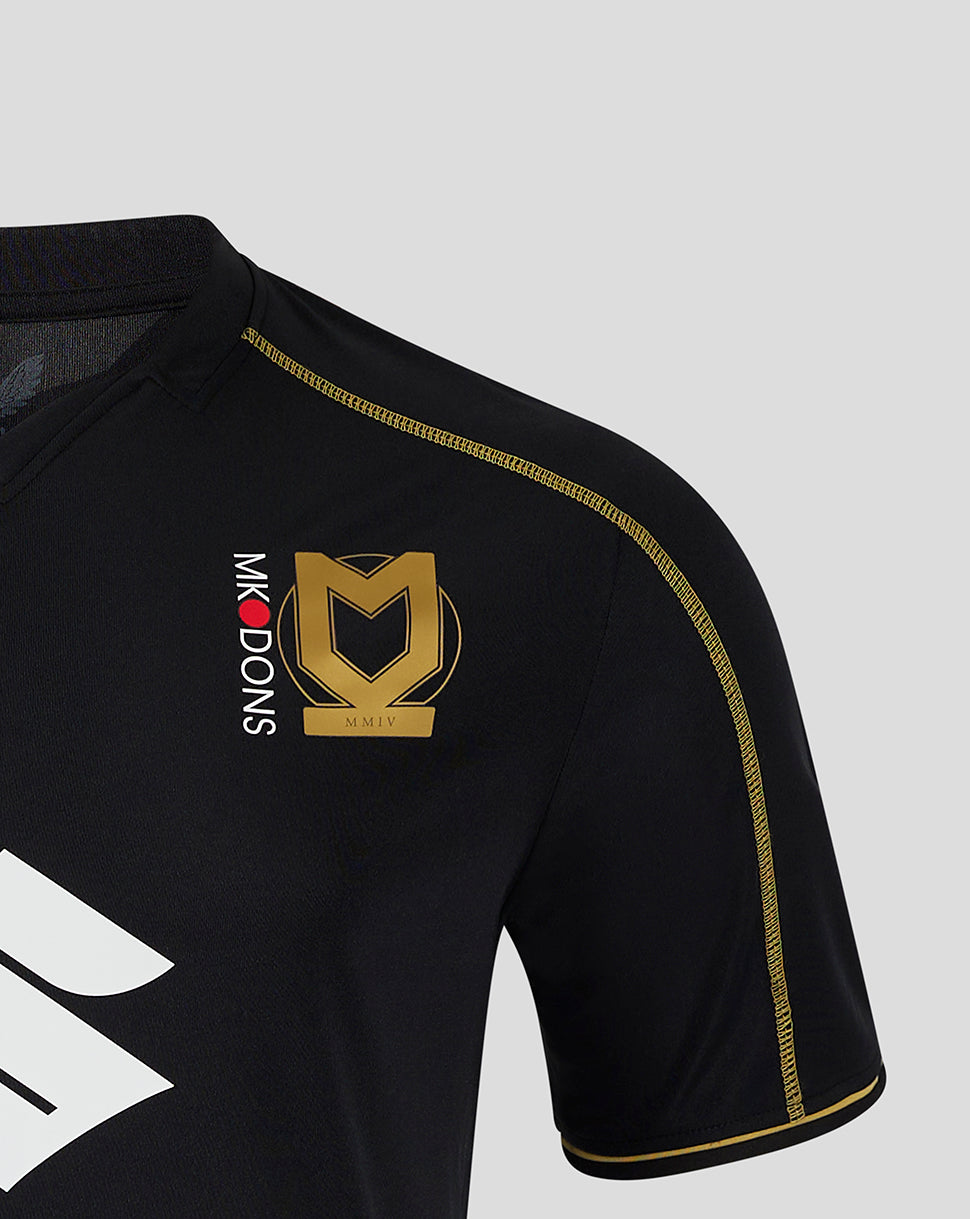 Mk Dons Herren 24/25 Ausweich Trikot - Schwarz