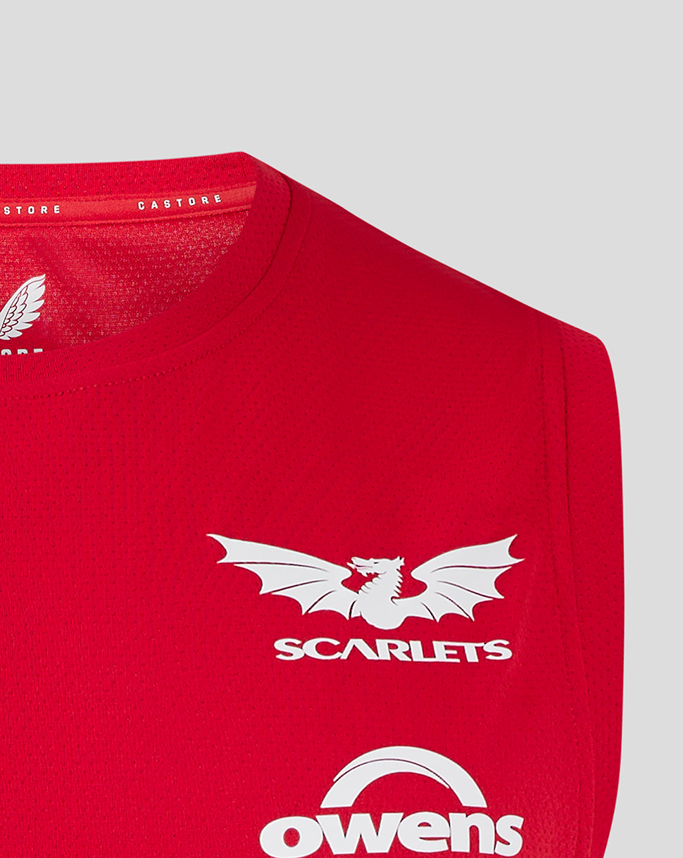 Scarlets Herren 24/25 Pro Players Training Weste - Rot/Barbados Cherry