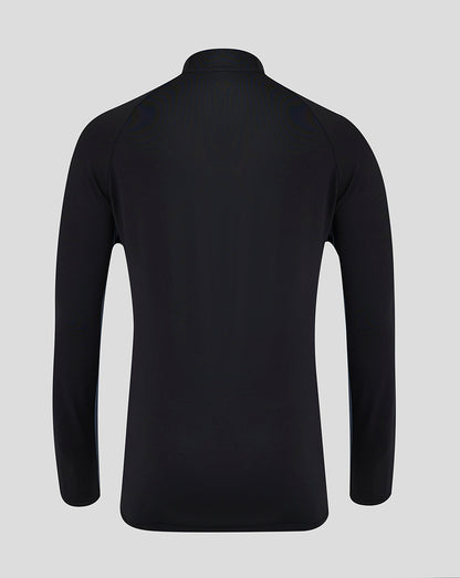 Saracens Men's 24/25 Training 1/4 Zip - Black