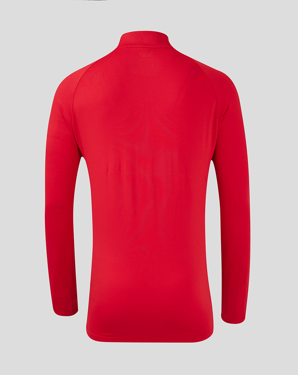 Saracens Herren 24/25 Trainings-1/4-Zip – Rot - Rot
