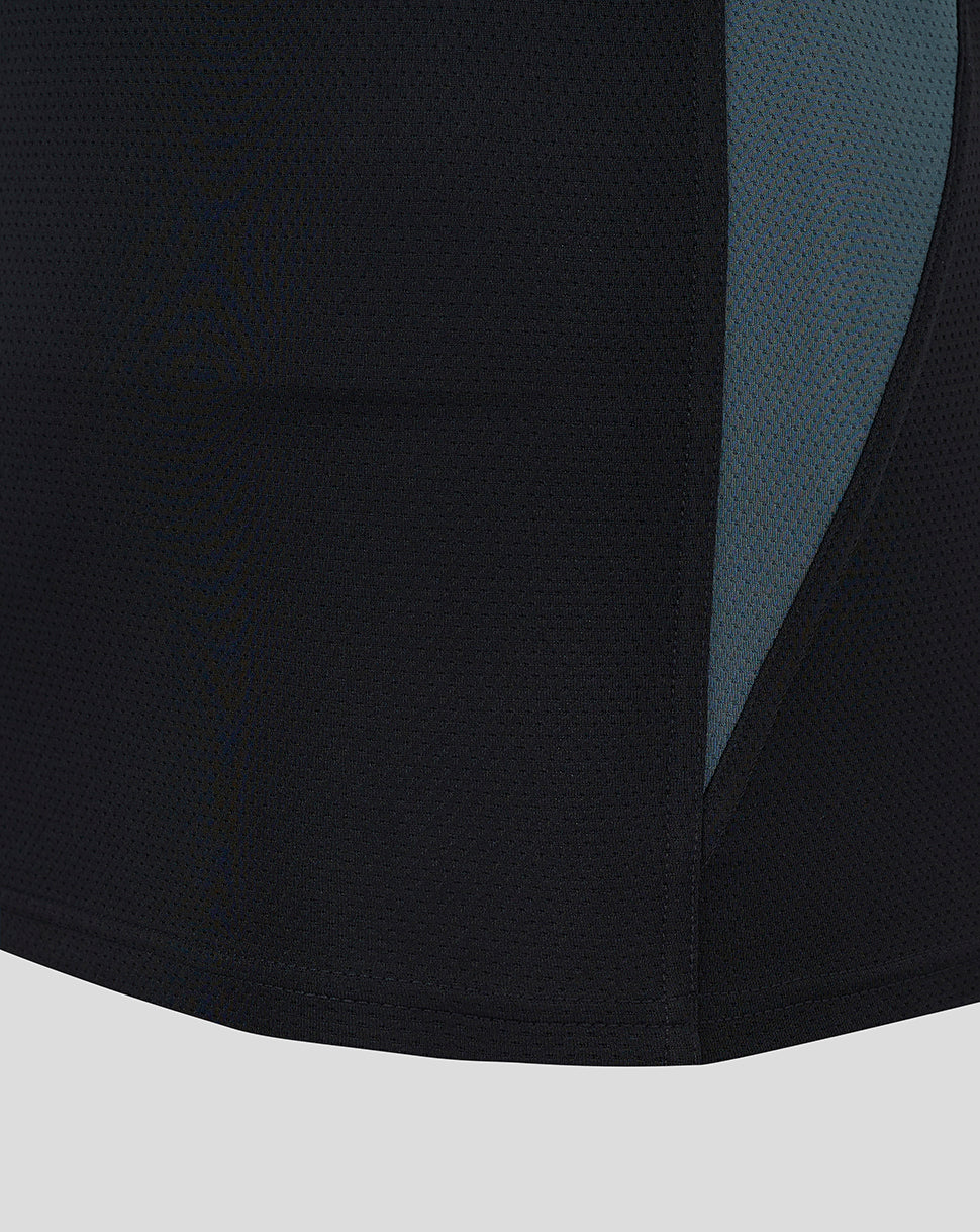 Saracens Heren 24/25 Training Bodywarmer – Zwart - Zwart/Grijs
