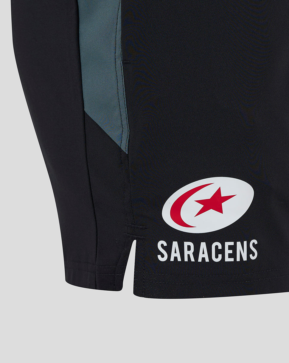Saracens Heren 24/25 Training Short – Zwart - Zwart