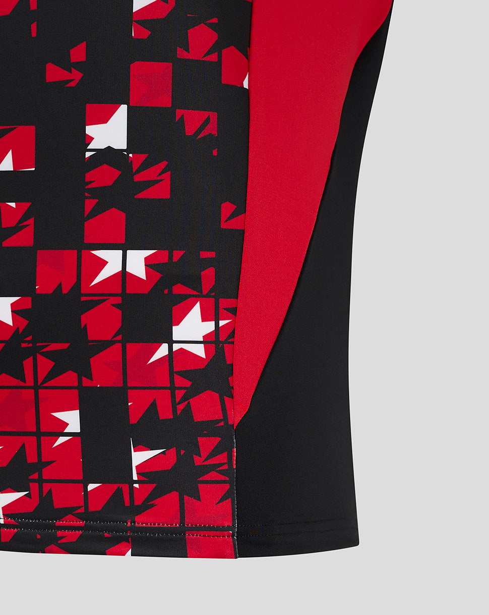 Capa intermedia Saracens Hombre 24/25 Matchday – Negro/Rojo - Negro/Rojo