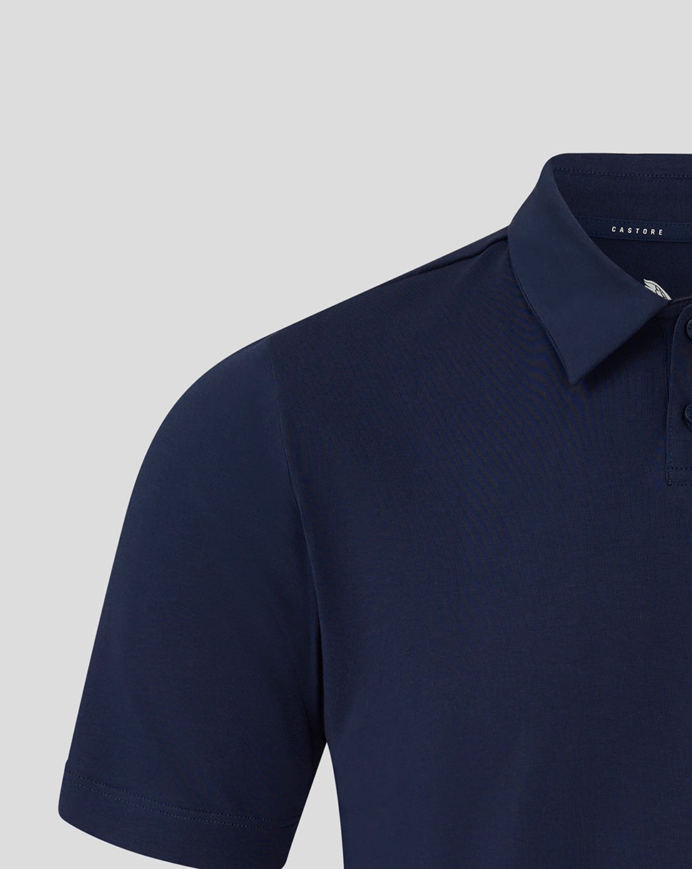 Everton 24/25 Heren Travel Poloshirt - Marineblauw