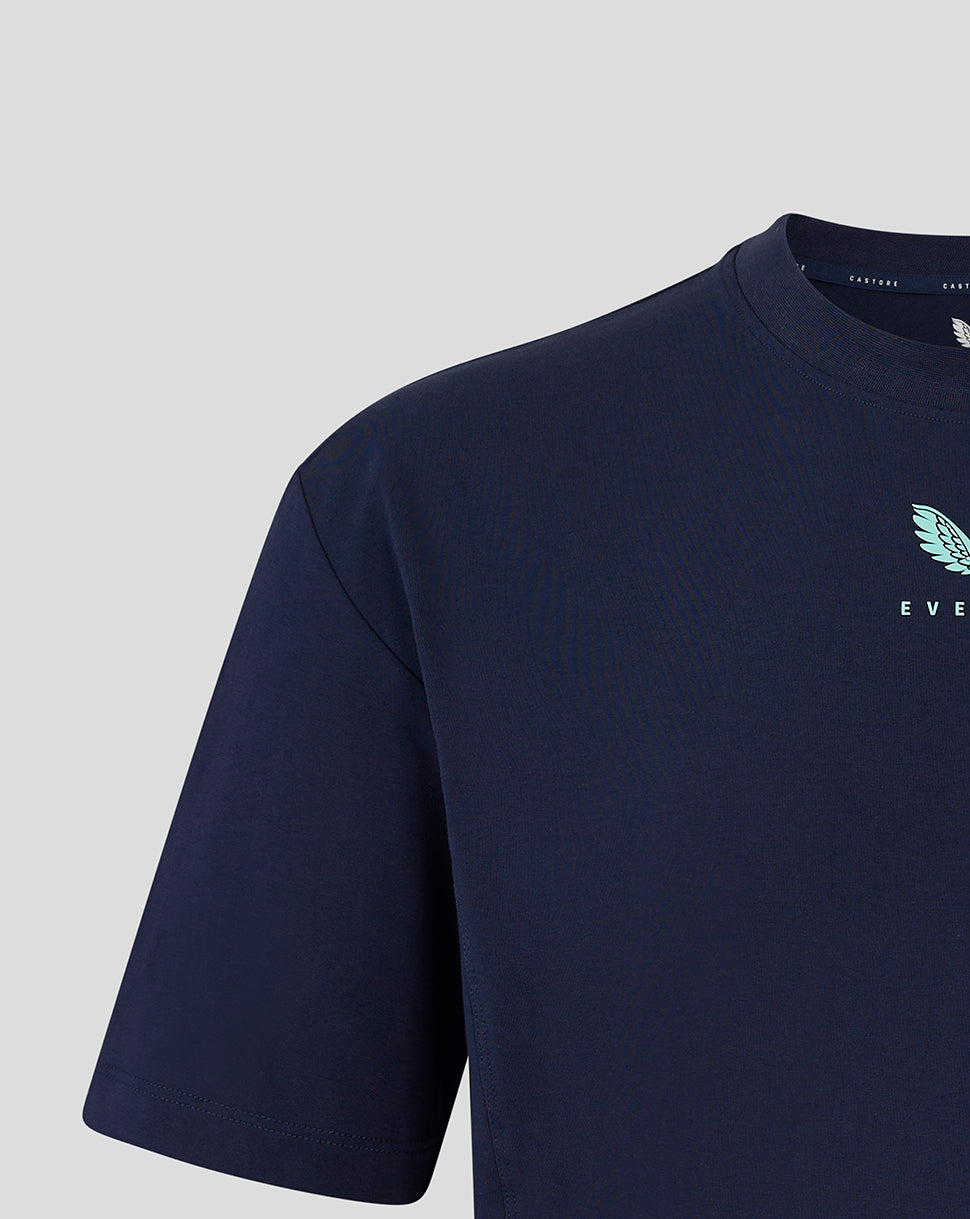 Everton 24/25 Damen Travel T-Shirt - Marineblau