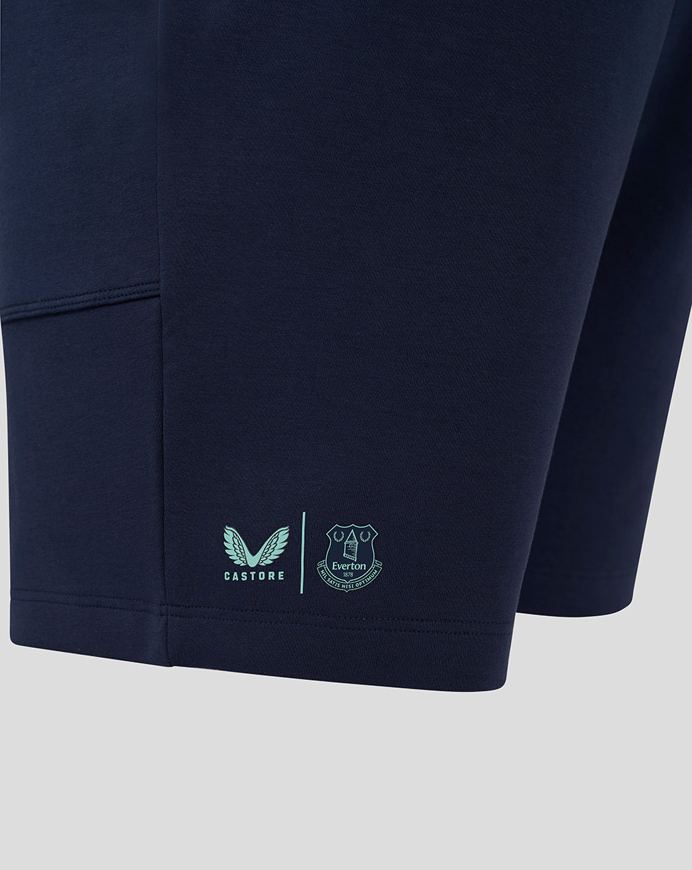 Everton 24/25 Heren Travel Short - Marineblauw