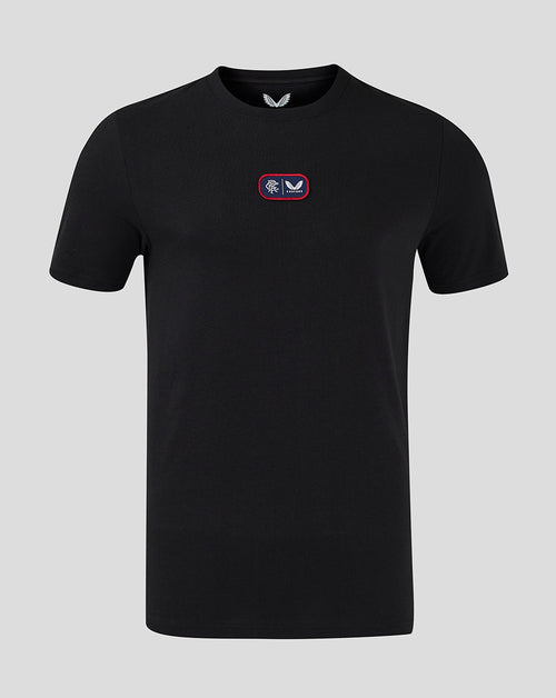 Rangers Men's 24/25 Cotton T-Shirt - Black