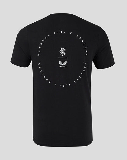Rangers Men's 24/25 Cotton T-Shirt - Black