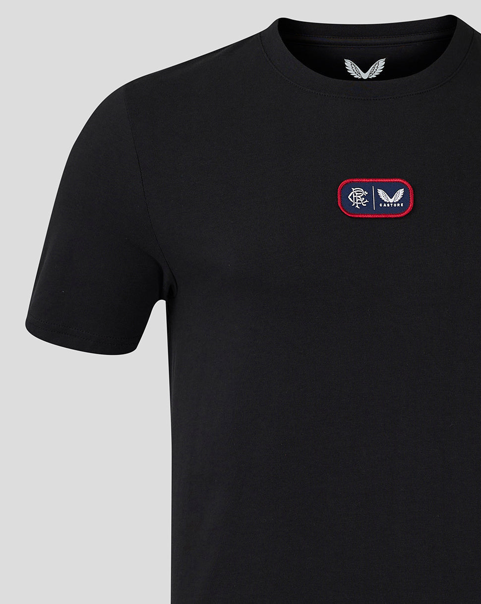 Rangers Men's 24/25 Cotton T-Shirt - Black