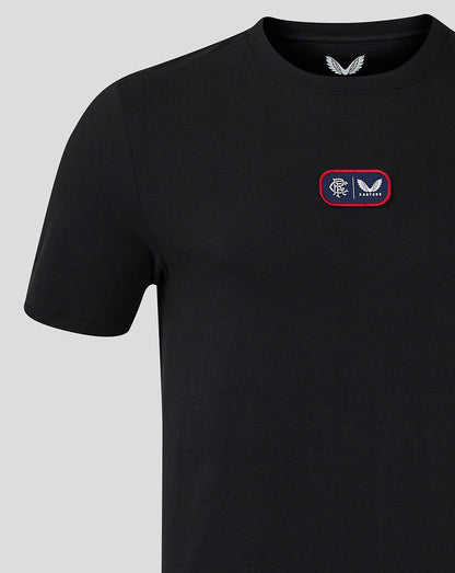 Rangers Men's 24/25 Cotton T-Shirt - Black