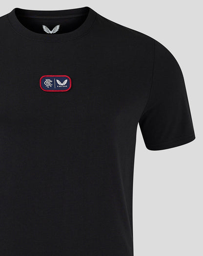 Rangers Men's 24/25 Cotton T-Shirt - Black