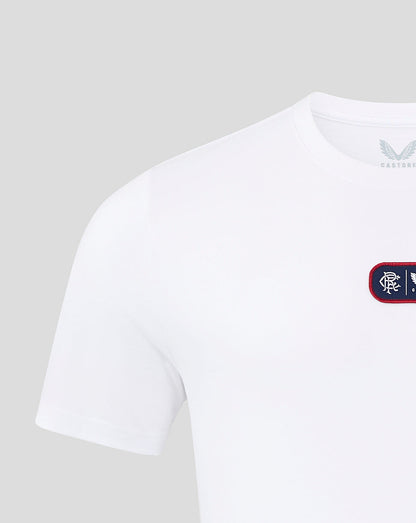 Rangers Men's 24/25 Cotton T-Shirt - White