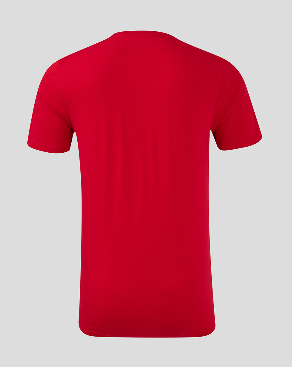 Camiseta Saracens Hombre 24/25 Training Logotipo – Rojo - Rojo
