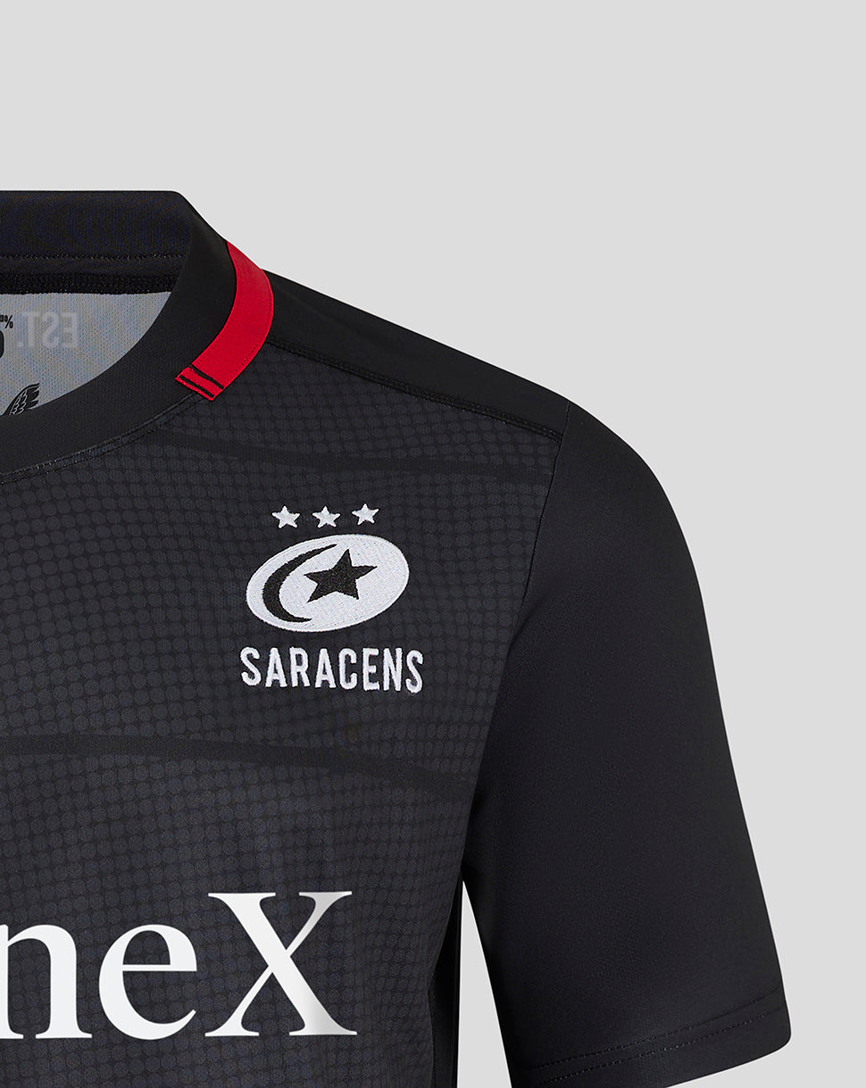 Saracens Heren 24/25 Thuis Shirt - Zwart