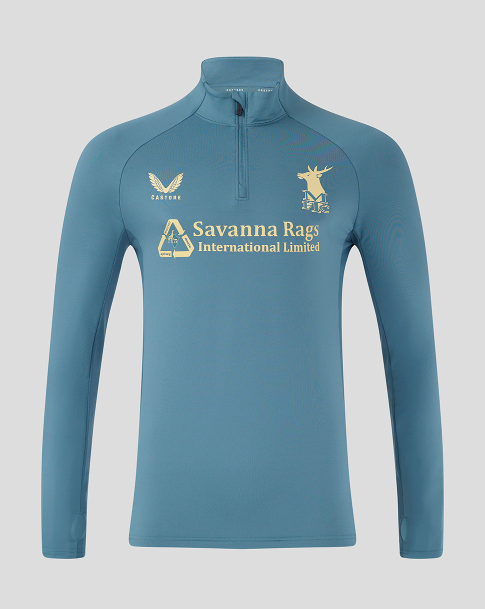 Mansfield Men's 24/25 Training 1/4 Zip - Light Blue