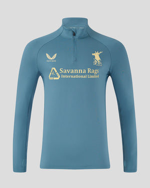 Mansfield Men's 24/25 Training 1/4 Zip - Light Blue