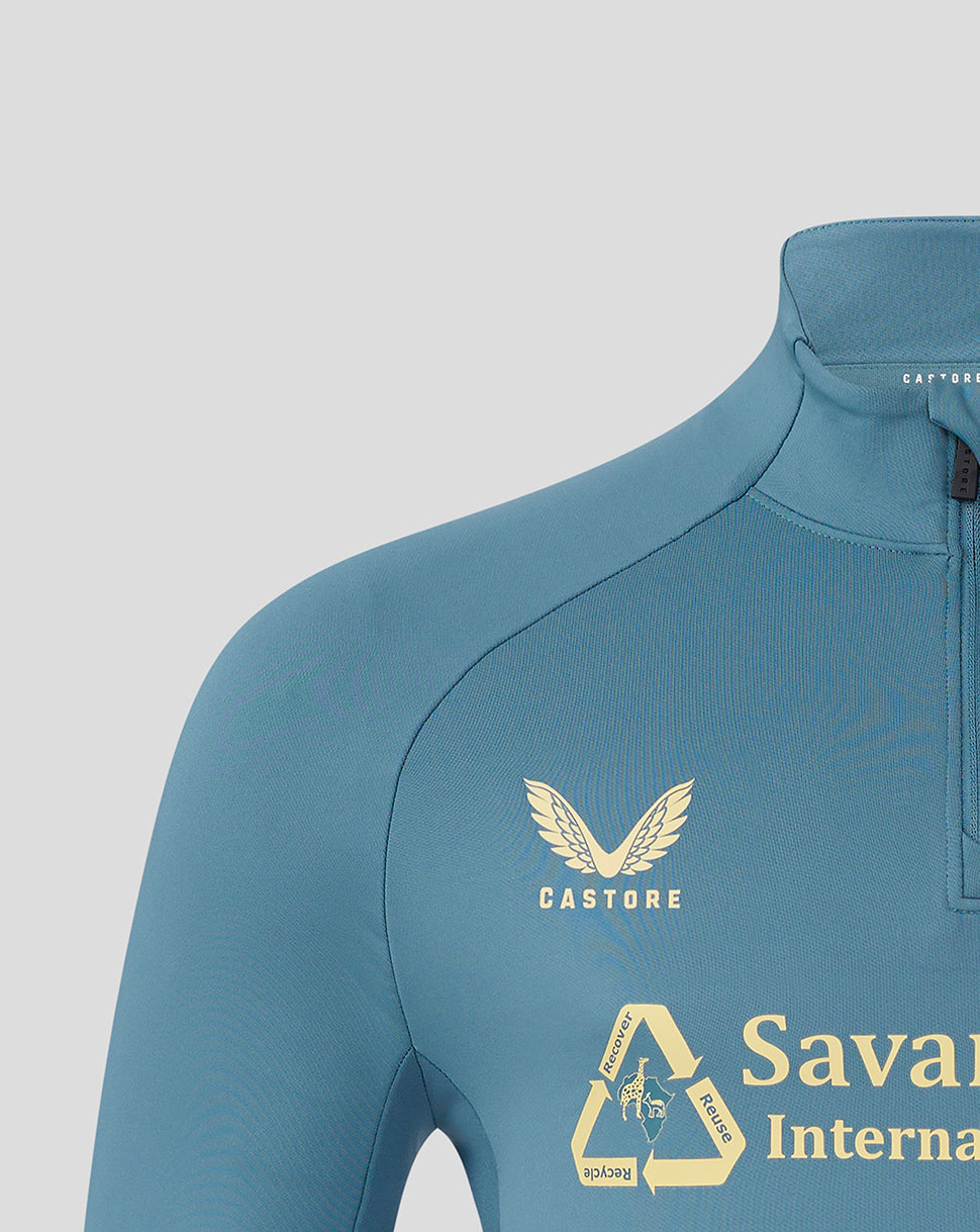Mansfield Men's 24/25 Training 1/4 Zip - Light Blue