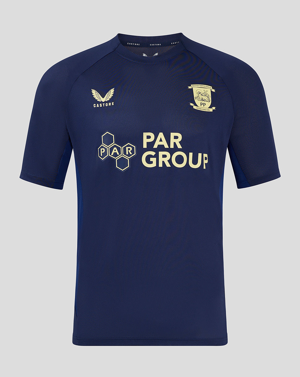 Preston Men's 24/25 Short Sleeve Training T-Shirt - Navy