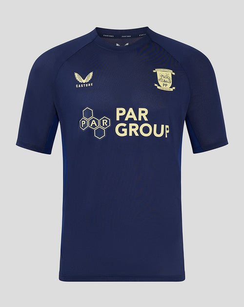 Preston Men's 24/25 Short Sleeve Training T-Shirt - Navy